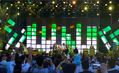 贵阳“畅想七月”音乐节使用dLive调音台带来清凉夏天