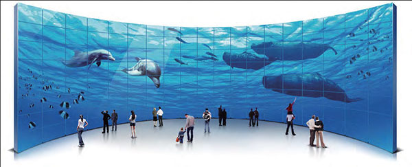 再创新！全球最窄拼缝1.7mm——三星UH55F-E可遇更可求!