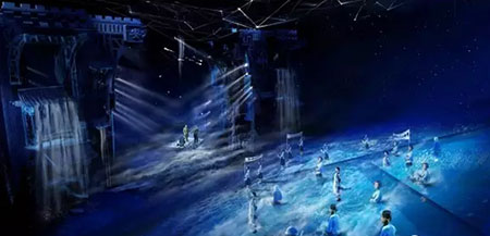 30台DET激光工程投影机DET-SWU1打造西安事变《12•12 》中国第一部大型实景沉浸剧