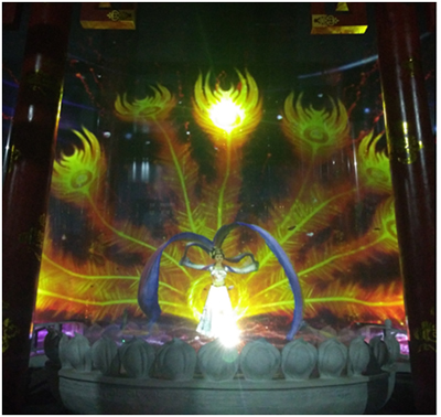 AVANZA激光投影打造滁州梦世界主题公园