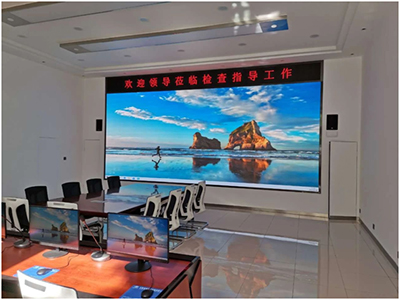 银川市智慧市政综合管控平台LED显示屏项目落成！