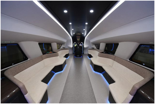 全球首列时速600公里高速磁悬浮列车搭载BOE（京东方）智慧视窗解决方案