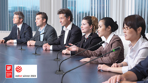 博世DICENTIS有线会议系统嵌入式系列荣获2022年红点设计奖和iF设计奖