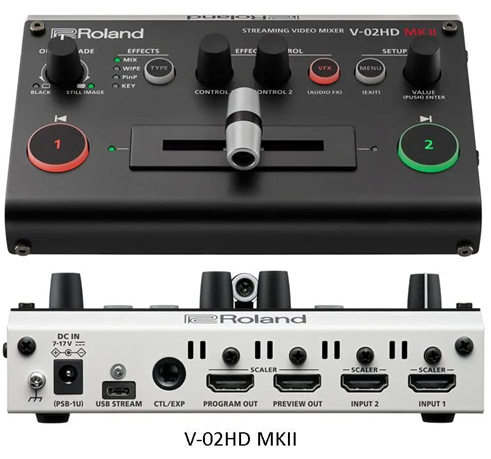 Roland V-02HD MK II 直播切换台固件升级