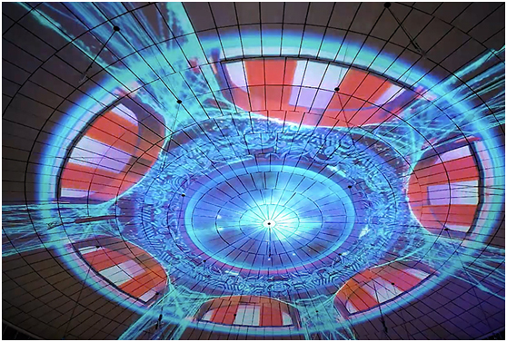 松下系统工程投影机打造马来西亚柏威年购物中心的魔幻穹顶